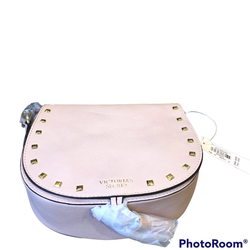NWT Victoria's Secret dusty rose vegan leather purse